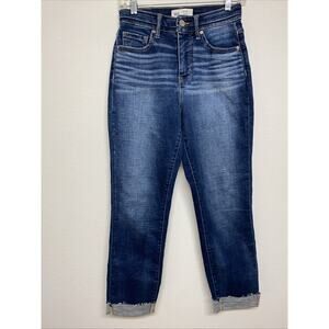 BKE Ellie High Rise Mom Stretch Blue Jeans Women’s Size 25 NWOT $69